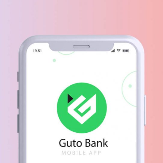 Who using guto banking app?